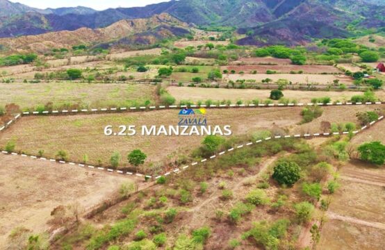 Hermosa propiedad de 6.25 manzanas de tierra, perfectas para lotificar